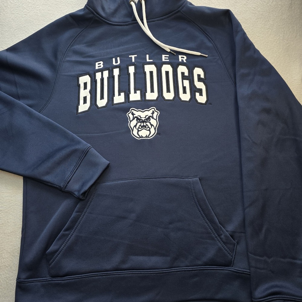 Colosseum Butler Bulldogs Hoodie Mens S Navy Blue‎ Fleece Pullover Sweatshirt